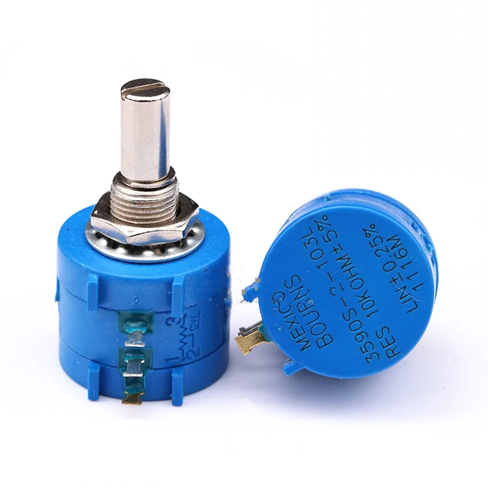 10PCS 3590S Multiturn Potentiometer 500 1K 2K 5K 10K 20K 50K 100K ohm Potentiometer Einstellbarer Widerstand 3590 102 202 502 103 – Detail 8