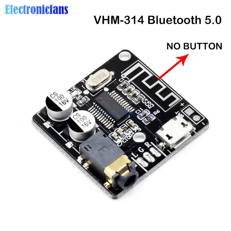 Diymore Micro Usb VHM-314 Bluetooth Audio Receiver Board Bluetooth 4.1 5.0 Auto Speaker Mp3 Lossless Decoder Stereo Muziek Module