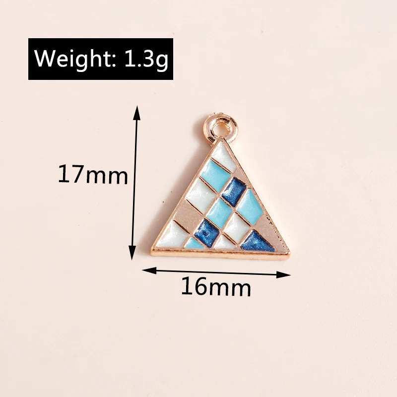 10 stücke Mix Nette Emaille Shell Seestern Charme Anhänger der Halskette Ohrringe Schlüsselanhänger Handemade DIY Schmuck Machen Zubehör – Detail 35