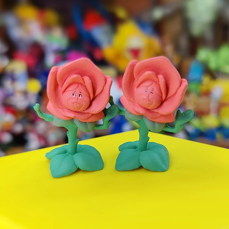 Disney Alice in Wonderland Roses with Faces Action Figure Toys Collection Room Cake Decoration 2 Different Styles Gift for Kids