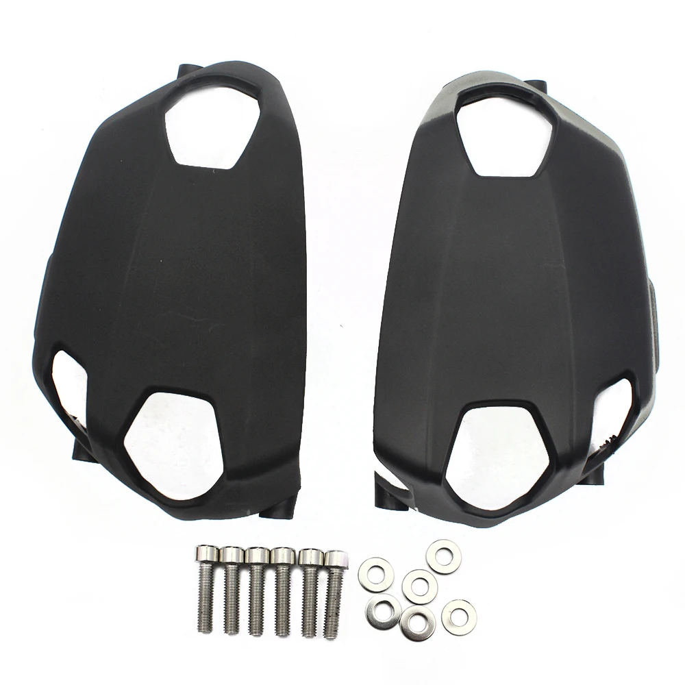 Cylinder Head Protection Cover Guards Falling Engine For BMW R NineT 2014-2020 R1200GS 2010 2011 2012 Motorcycle Plastic Black