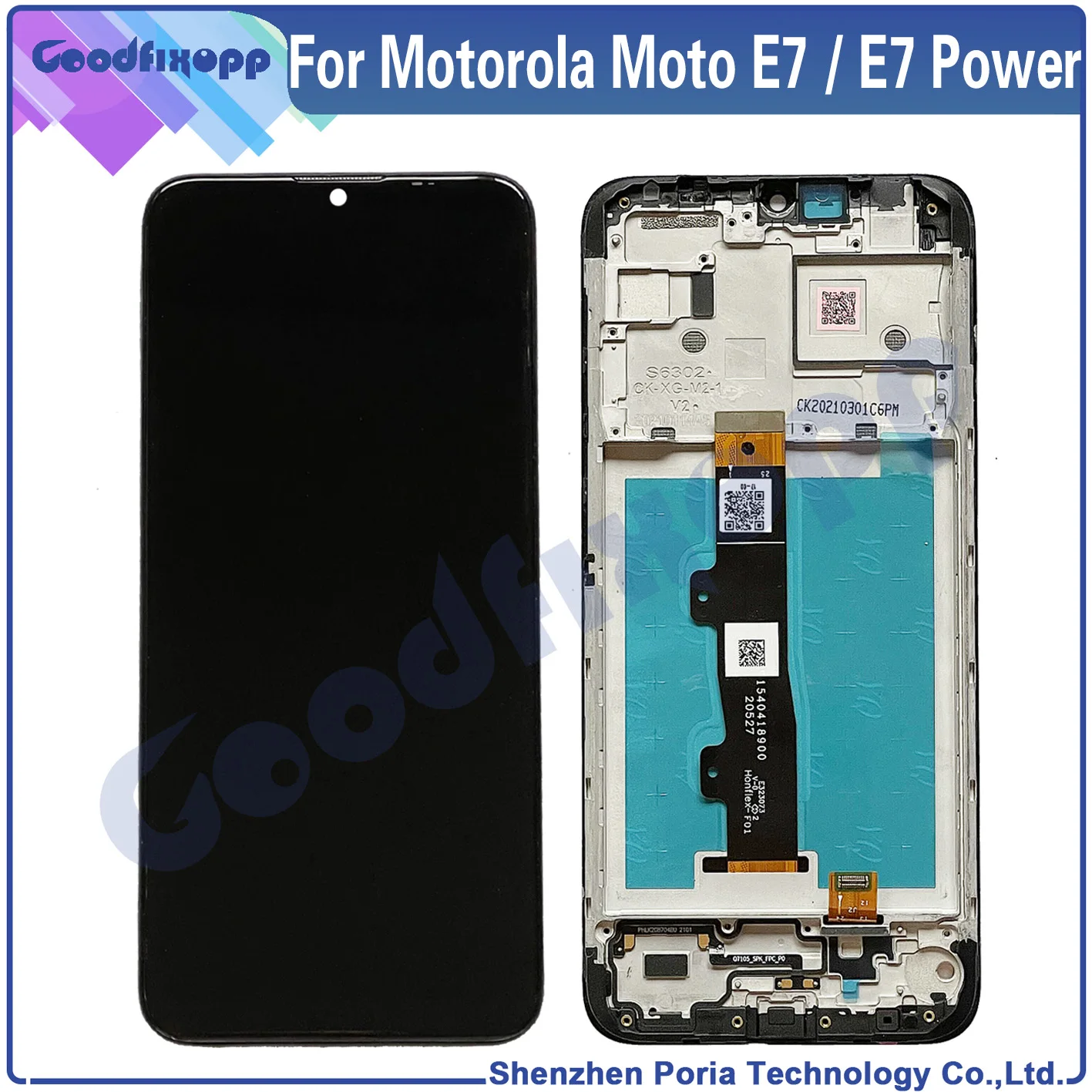 

ЖК-дисплей для Motorola Moto E7 E7Power, сенсорный экран, дигитайзер в сборе для Motorola Moto E7 Power PAMH0001IN, Замена ЖК-дисплея