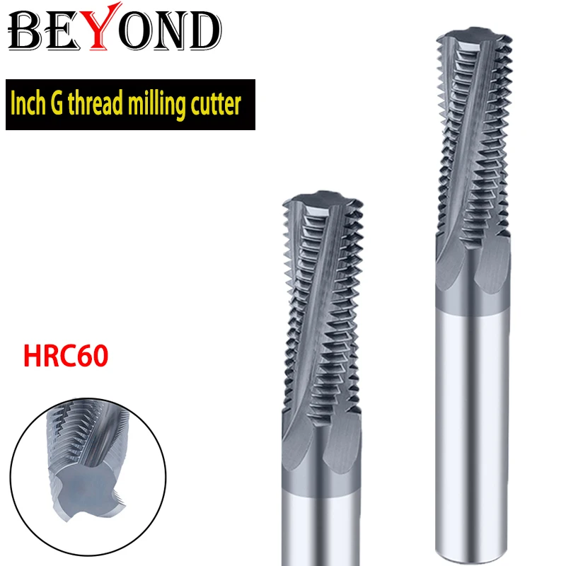 BEYOND Inch G Thread Milling Cutter 1/8