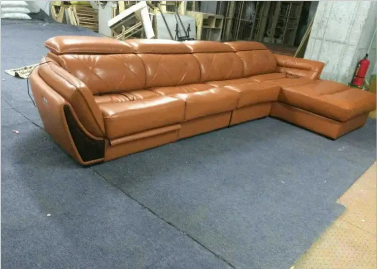 Sofa do salonu zestaw narożna sofa rozkładana elektryczna skórzana kanapy segmentowe nowoczesne muebles de sala moveis para casa