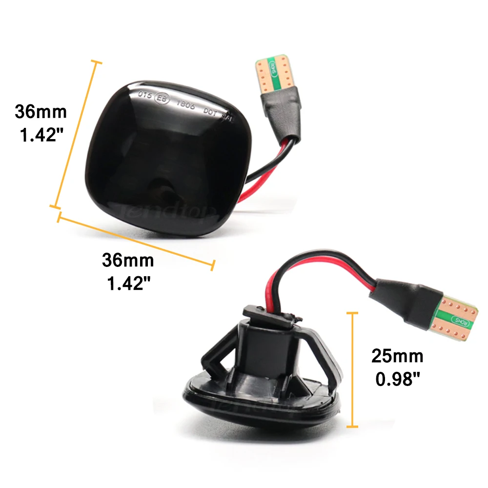 Dynamic Side Marker Light LED Turn Signal Sequential Blinker For Skoda Fabia Octavia MK1 Mk2 For Audi A3 A4 B5 A8 For SEAT