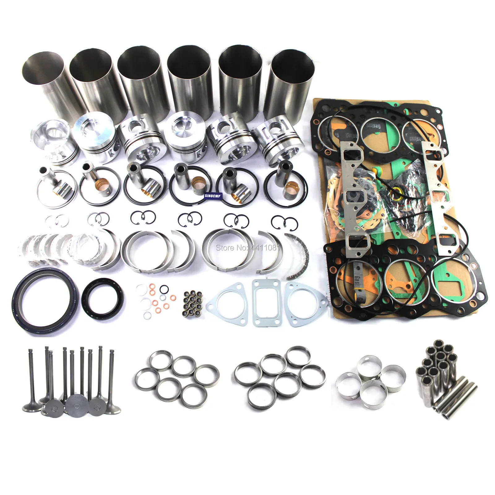 

3066 3066T Engine Overhaul Rebuild Kit For S6K S6KT Excavator 320B 320L