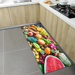 Fruit Pattern Kitchen Rug Home Entrance Doormat Bedroom Children Living Room Decor Floor Mat Hallway Bathroom Anti-Slip Carpet