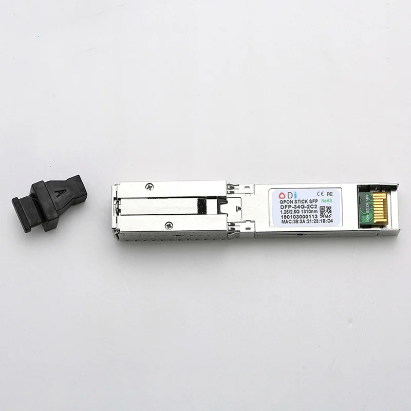 GPON 2.5G SFP ONU Tx 1310/1490nm 20km SC Transceiver stick z MAC DDM pon moduł SC złącze dla OLT przełącznik dla HUAWEI/ Cisco