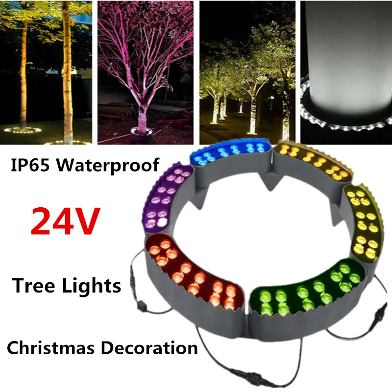 Pillar Lights Waterproof Led Underground Light Outdoor Xmas Lights Outdoor Landscape Lighting Garden Lamp 48W 60W 24V Post Light