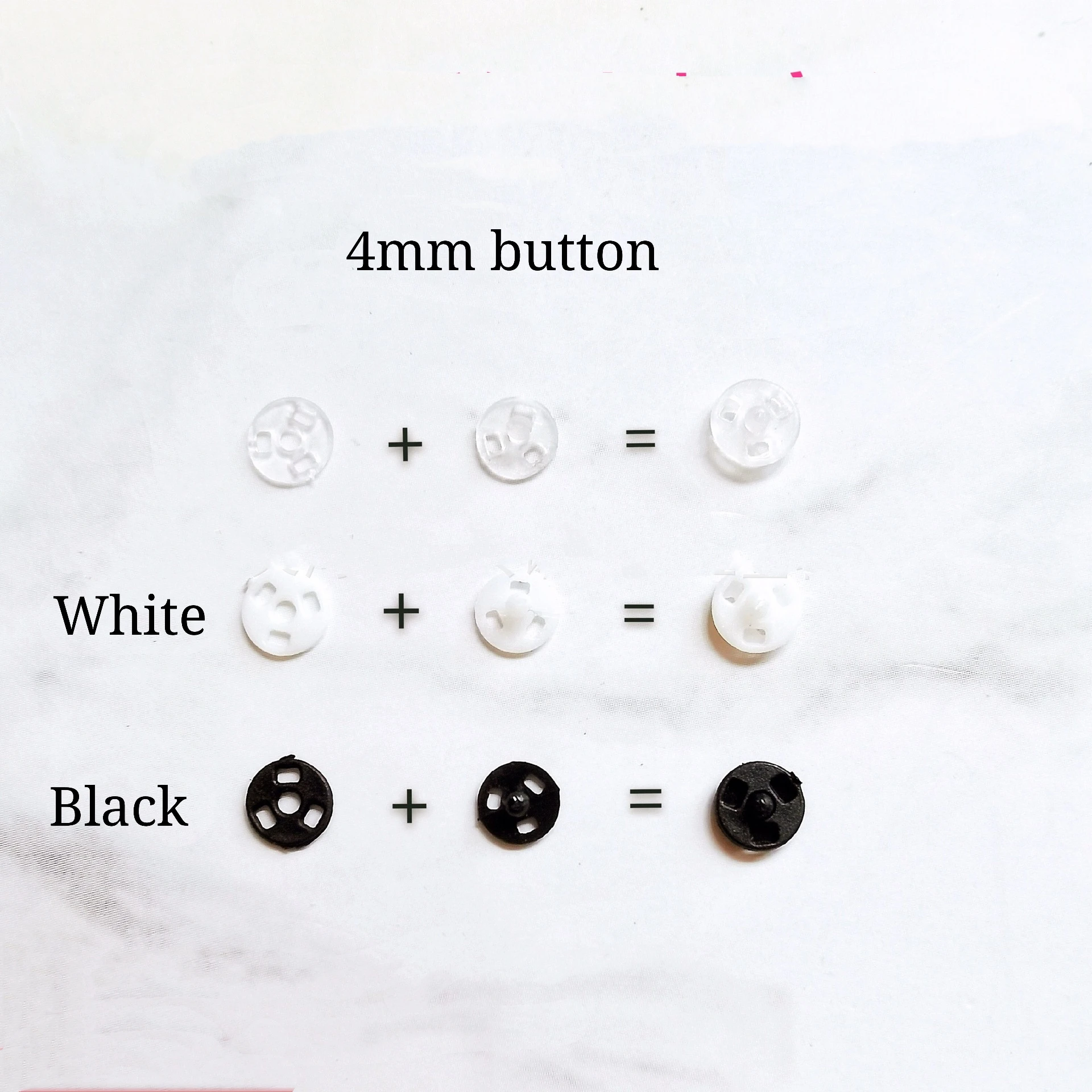 30Pair 4mm DIY Doll Clothes Button Handmade Sewing Buttons For 1:12 1:6 Dolls Clothes Decorative Accessories