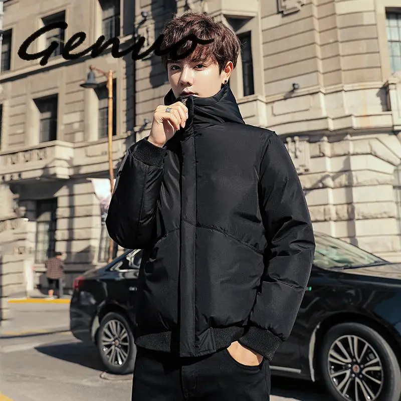 Genuo 2019 New Men\'s Jacket High Quality White Duck Coat Windproof Winter Jacket Men Snow Parka Homme Feather Jackets For Men