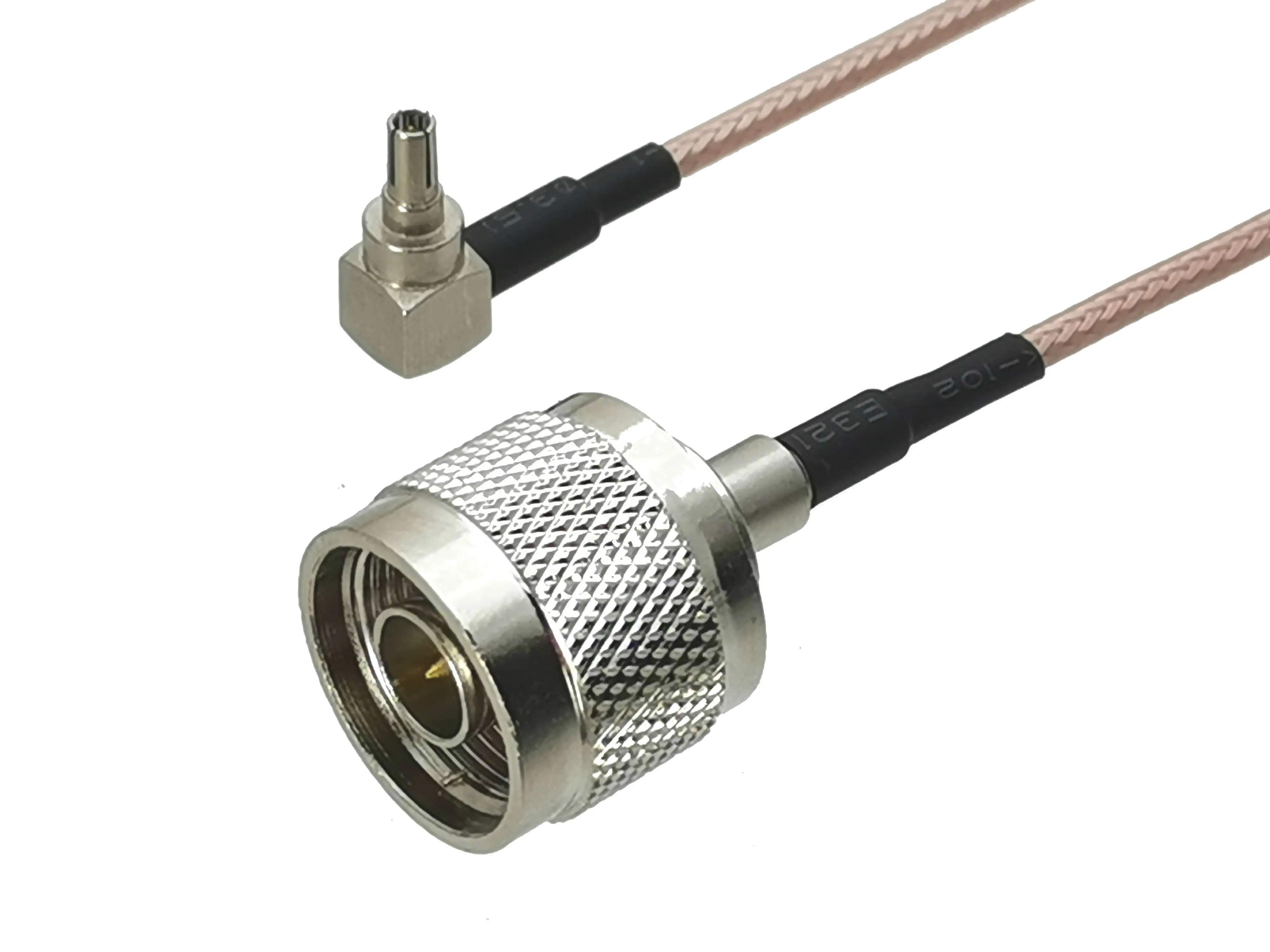 Conector de ángulo recto RG316 N macho a CRC9, conector Coaxial RF, Cable Pigtail para 3G, Huawei/módem USB, 4 pulgadas ~ 10M, 1 ud.