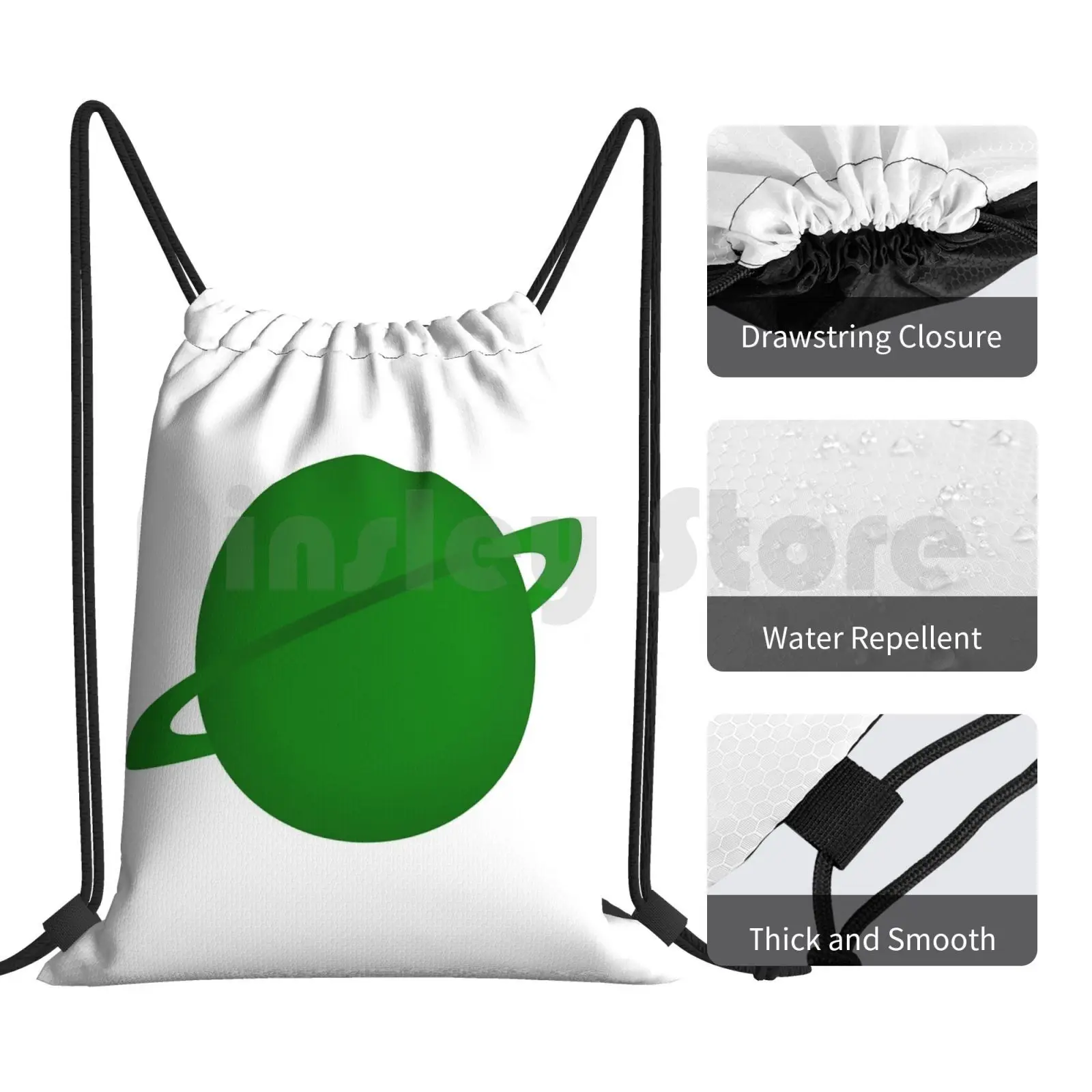 حقيبة ظهر برباط على شكل كوكب أخضر بحلقية، حقيبة رياضية مقاومة للماء، كوكب كوني، خيال علمي، الخيال العلمي، سيفي الخارق #4