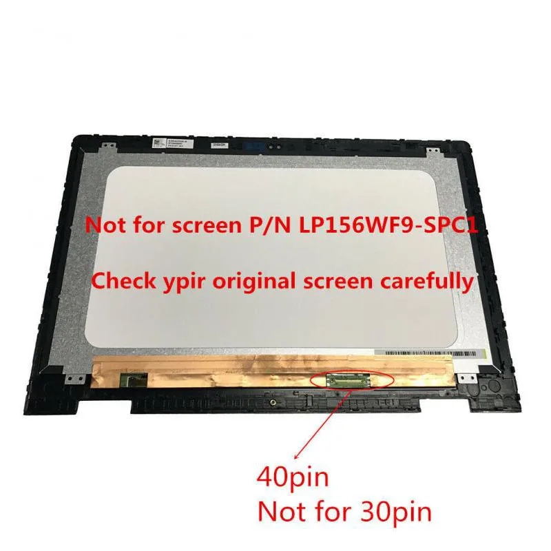 Sharp Corners 15.6 FHD Touch Screen Assembly For Dell 15 7569 7579 5568 5578 5579 B156HAB01.0