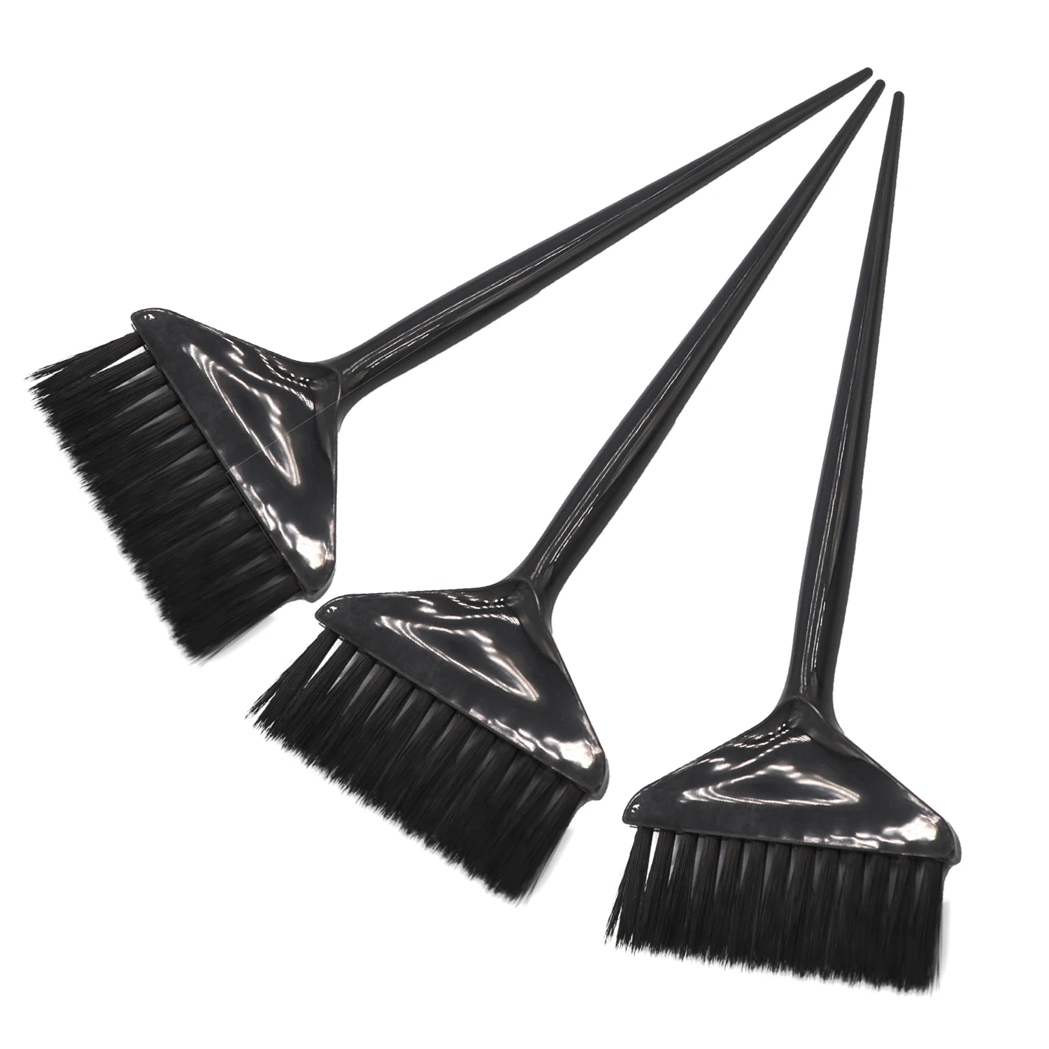 Pinceles para tinte de pelo Extra anchos, cepillo suave negro de 7cm de ancho, para tinte de pelo, resaltador, venta al por mayor, 50/100, 10/20/1497 piezas