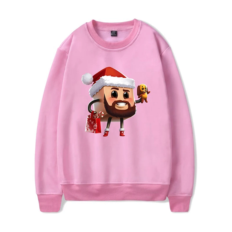 

Funny Cartoon Cute Christmas Hoodie Pullover Fashion Men Women Capless Sweatshirts Casual Long Sleeve Harajuku Homme Hoodies Top