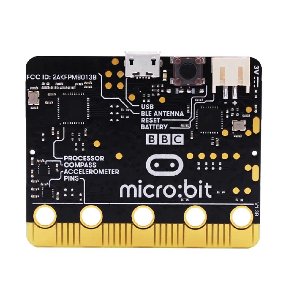 Micro:bit board development board protective shell maker diy custom acrylic transparent protective jacket color silicone shell