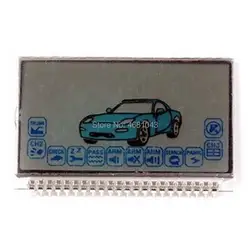 A6 LCD Display Metal Pin for Two way Car Alarm Starline A6 KGB FX-3 FX3 lcd Remote Control Key Fob Keychain Jaguar EZ-ALPHA