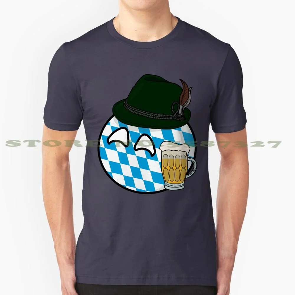 Polandball-bavaria T-Shirt aus 100% reiner baumwolle bavaria poland ball country ball deutschland deutschland oktoberfest