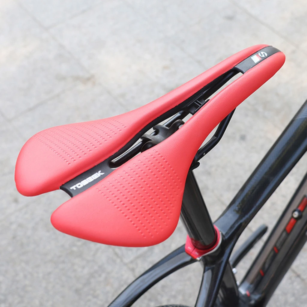 Bicycle Seat Saddle Racing Road Cycling Hollow Shockproof Saddle Pad Women Men Padded Biking Saddle Fixed Gear