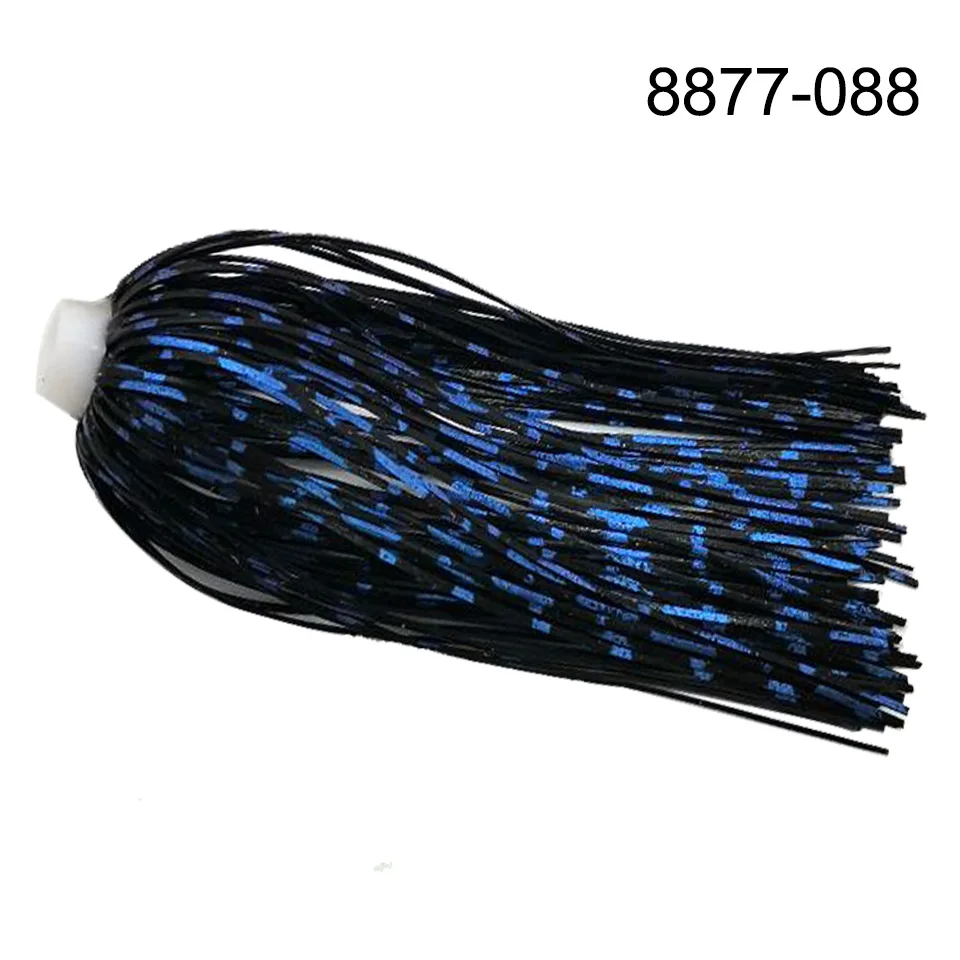 5 teile/los 88 Stränge 70mm Silica gel Röcke Elastische loch Regenschirm röcke Angeln Zubehör Buzzbaits Spinner Buzz Köder – Detail 8
