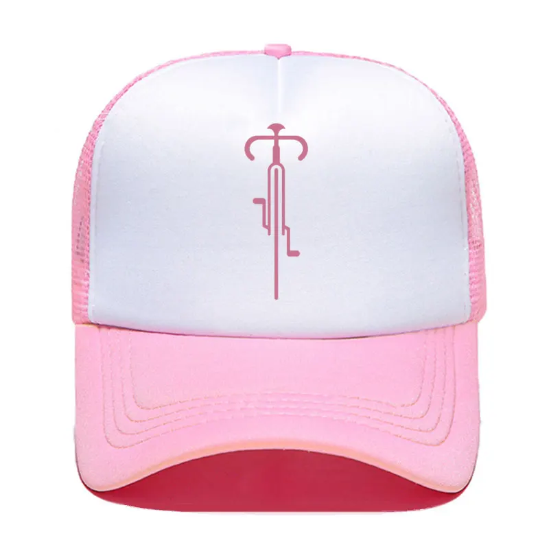 Bike Lines Cycling Novelty Creative Baseball Cap Casual Men Women Parent-child Hats Mesh Visor Outdoor Sun Hat Adjustable Caps