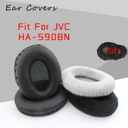 Almohadillas para auriculares JVC HA-S90BN HA S90BN, repuesto de almohadillas para auriculares, espuma de esponja de cuero PU