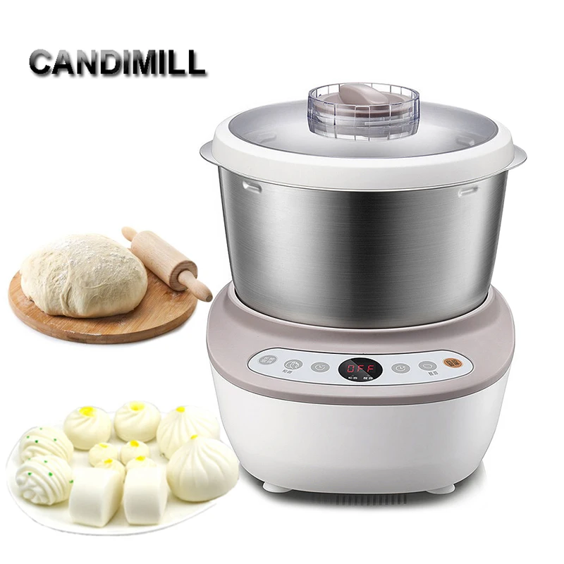 

CANDIMILL 220V 5L Dough Maker Household Dough Kneading Machine Small Automatic Flour Mixers Ferment Machine