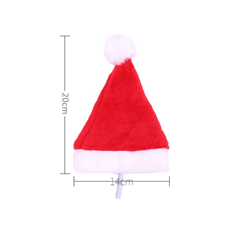 Christmas pet santa hat small puppy cat dog xmas holiday costume ornaments