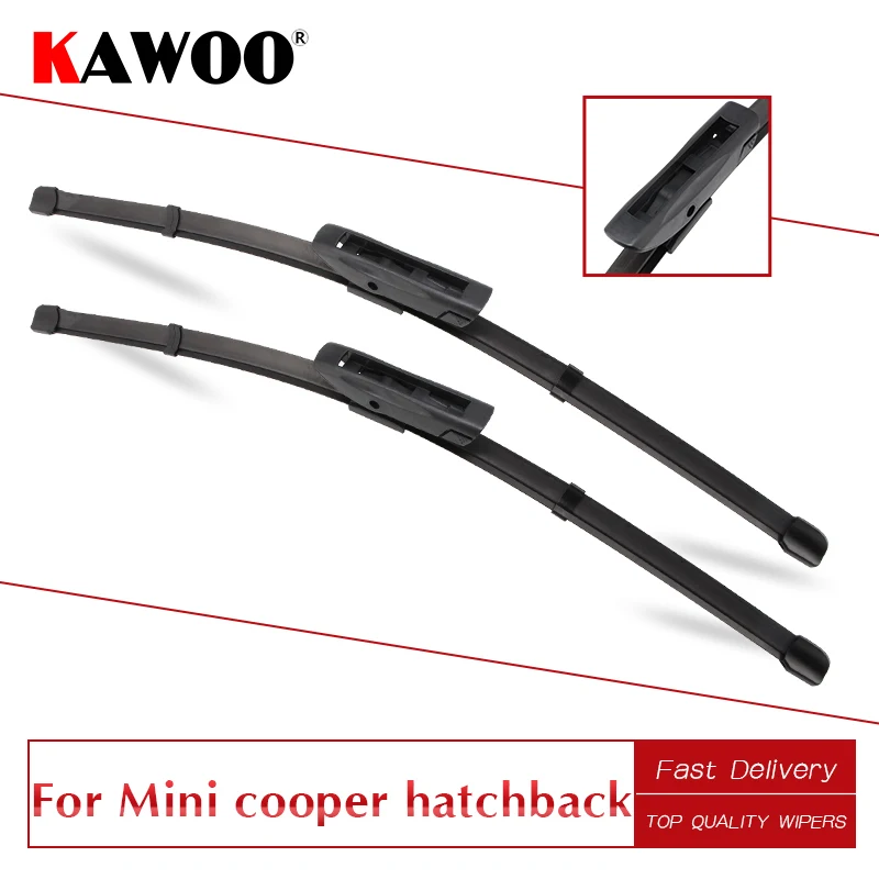 

KAWOO For Mini Cooper Hatch R53 R56 F56 2004 2005 2006 2007 2008 2009 2010 2011 2012 2013 2014 2015 2016 2017 Car Wiper Blades