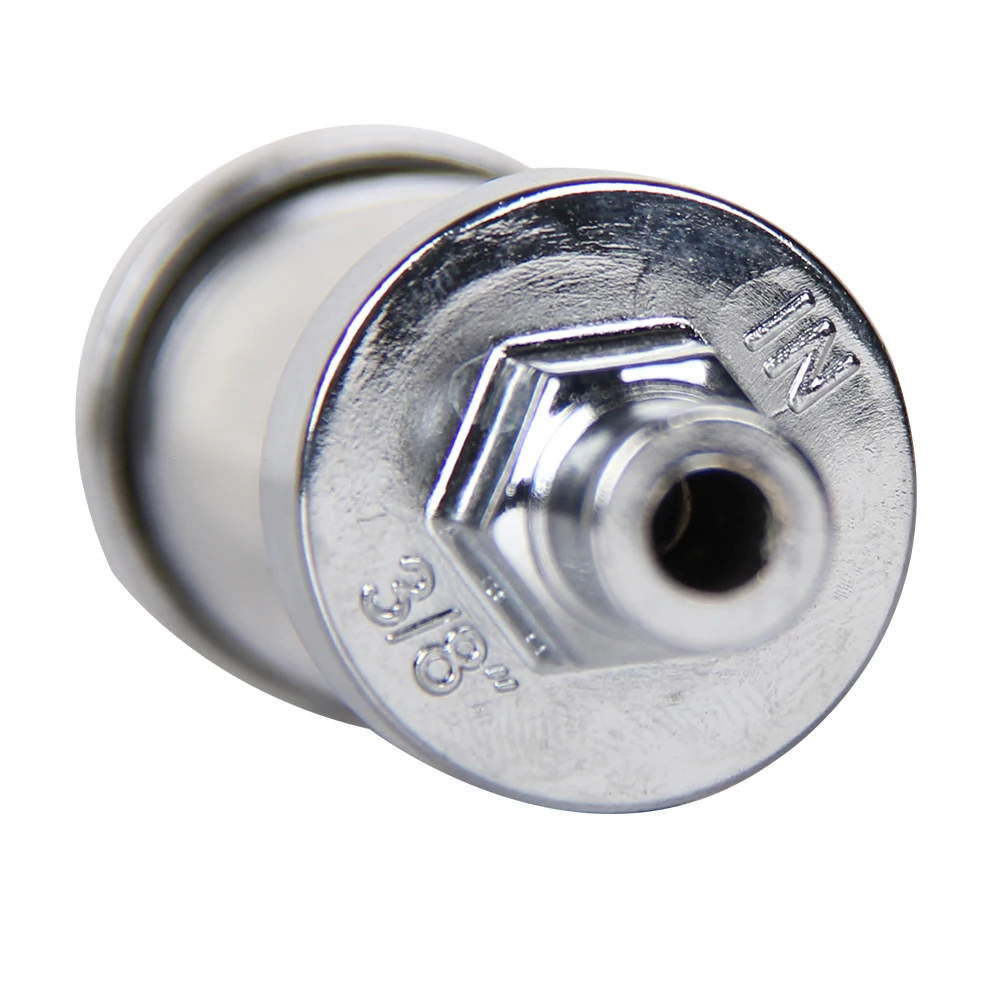 Universal Gas Diesel Fuel Filter Clear View Car Petrol Diesel Inline 3/8\