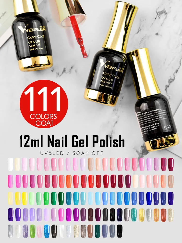 VENALISA # 1004 Nude Pink French Nail Art Design Super Texture Semi Permanent Pastelllack Soak Off UVLED Pigmentierter Gellack – Detail 11