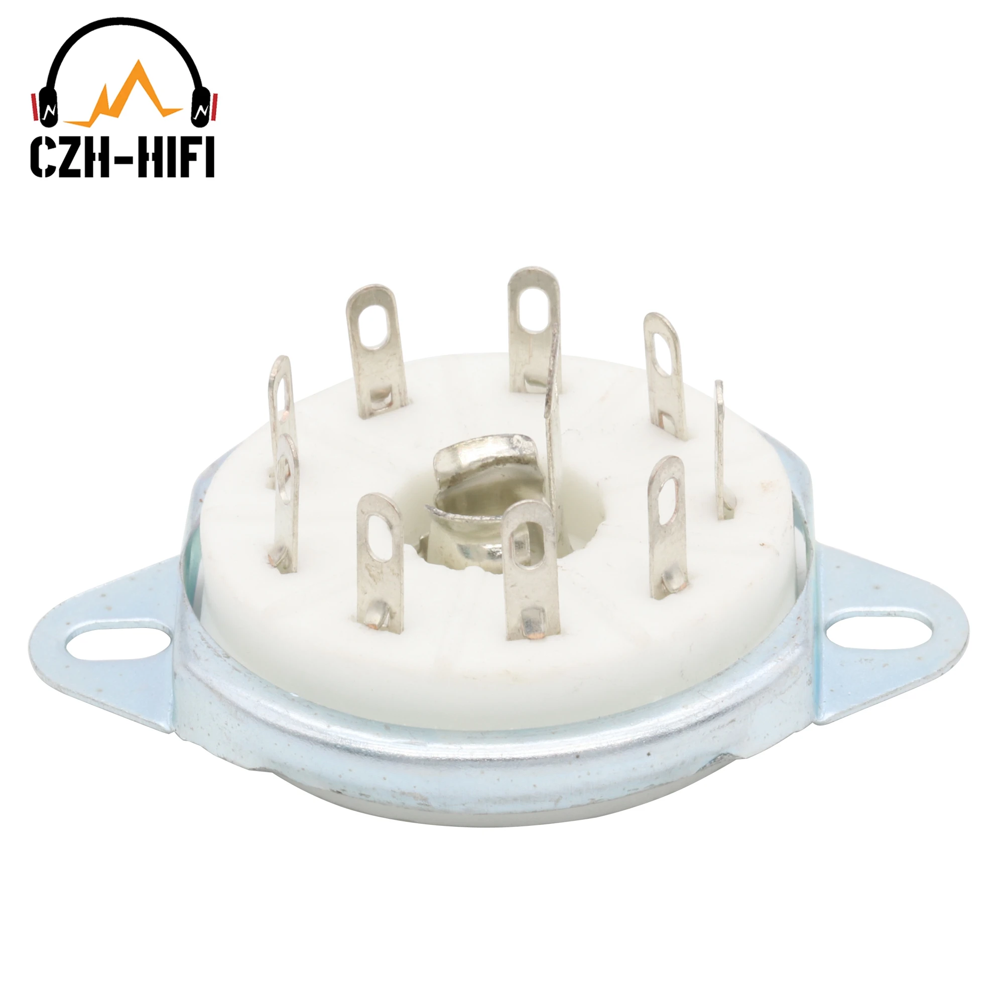 빈티지 오디오 앰프 DIY 키트 섀시 마운트용 세라믹 밸브 베이스, 9 핀 튜브 소켓, B9G, EF50, EC52, TT12, EFF51, QE04, QE10, 1 개