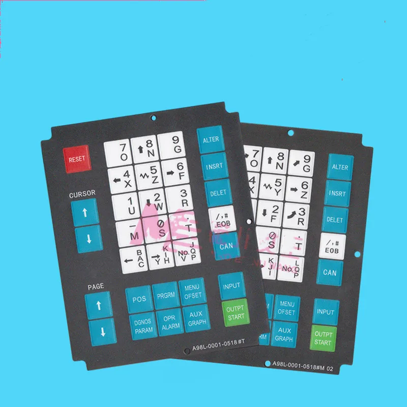 New Replacement Touch Membrane Keypad A98L-0001-0518#T A98L-0001-0518#M 02 for CNC 0-TD0-MD