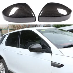 For Land Rover Discovery Sport Range Rover Velar Evoque Jaguar F-Pace Rearview Rear View Mirror Cover Caps Trim Car Accessories