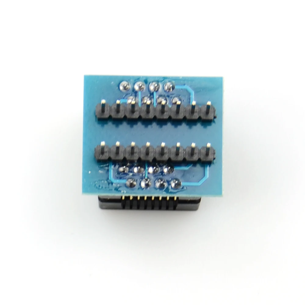 SOIC8 SOP8 to DIP8 Wide-Body Seat 150mil Programmer Adapter Socket Blue SA602 IC Test Chip Conversion Burner