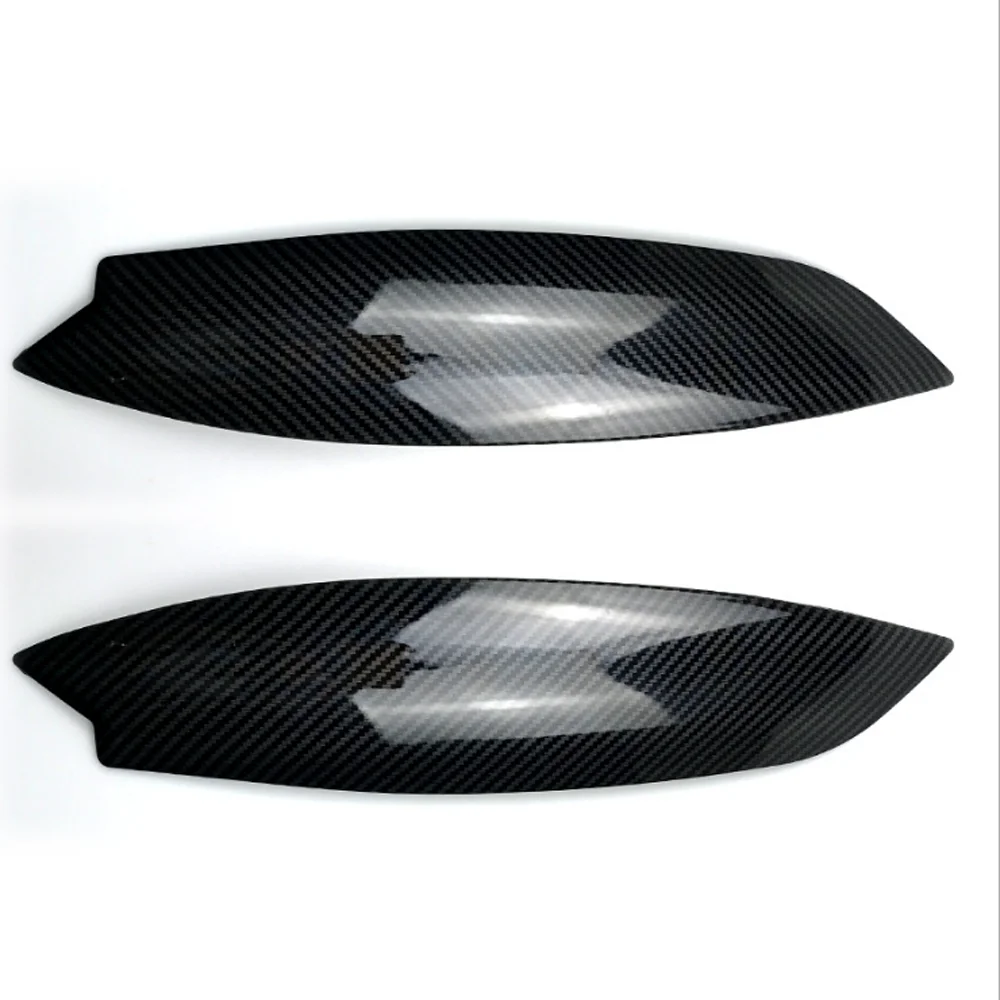 Gloss Black Headlights Modified Light Eyebrow Front Light Eeyebrow Trim Strip For VW Golf 5 GTI 2005 2006 2007 - view 2