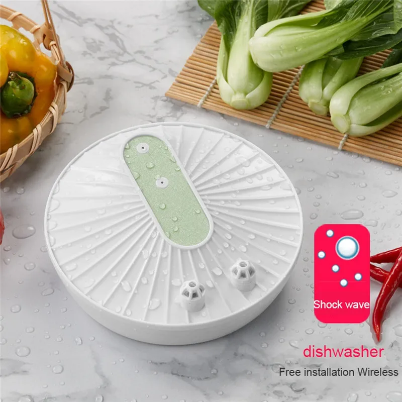 Mini Dishwasher Machine Portable Tableware Washing Vegetable Ultrasonic Dishwasher Small Sink Dishwasher Household Machine