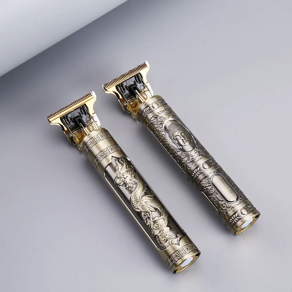 Cortadora de pelo eléctrica recargable para hombre, cortadora de pelo, afeitadora de barba, máquina de corte profesional