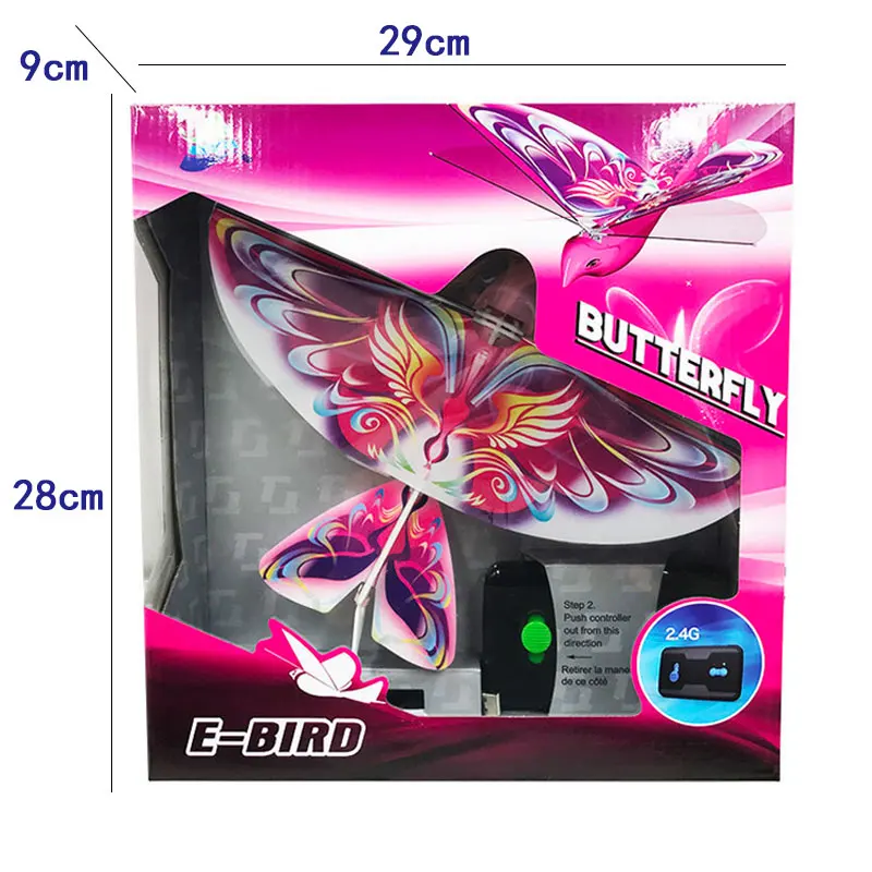 Controle remoto Flying Bird Drone, Sky Bird, Brinquedos Pet Eletrônicos com Som, Luz LED, RC elétrico presente animal para criança, Melhores brinquedos