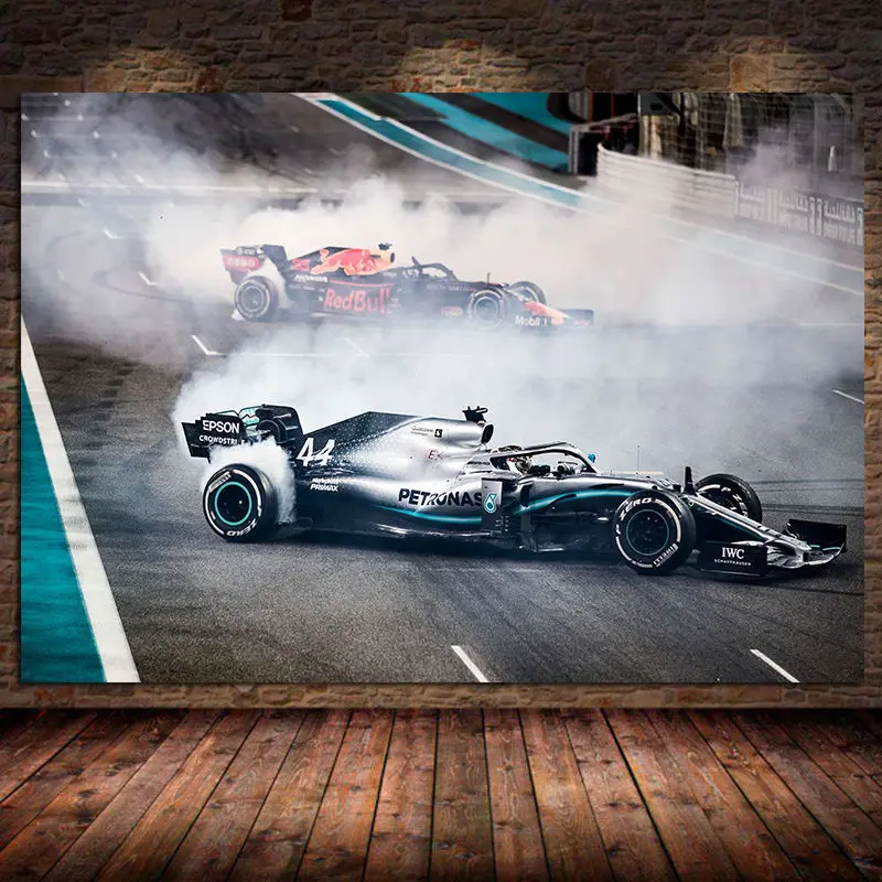 

F1 Racing Vehicle Super Car Gift Posters Wall Art Pictures Canvas Paintings Decoration for Living Room Bedroom Dffice Home Decor