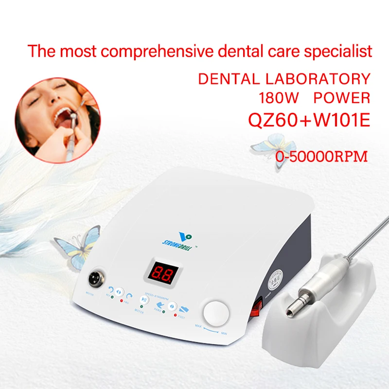 Free delivery Microelectronics for dental clinic polishing, polishing 50,000rpm delivery speed pedal 180W power brushless