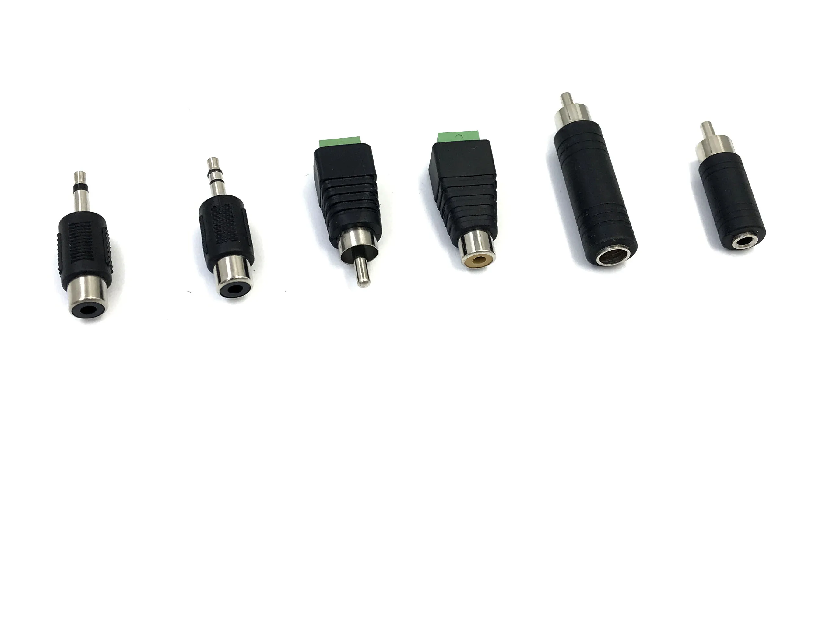 17 Soorten Rca Adapters Audio Plug Connector Rca Male Female Naar Rca 3.5Mm 6.35Mm Mono Stereo Mannelijke vrouwelijke Connector