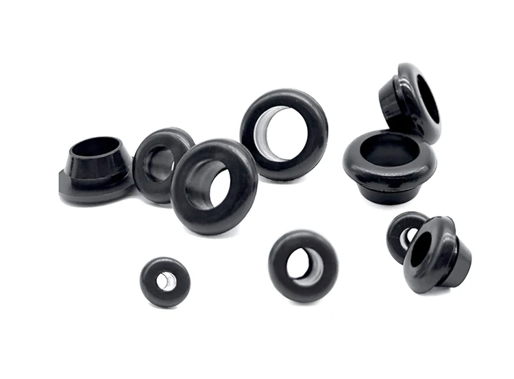 Schwarze 3 mm-50 mm Gummi-Tülle zum Aufstecken, Lochstopfen, Endkappen, Bung-Draht, Kabelschutzbuchse – Detail 23