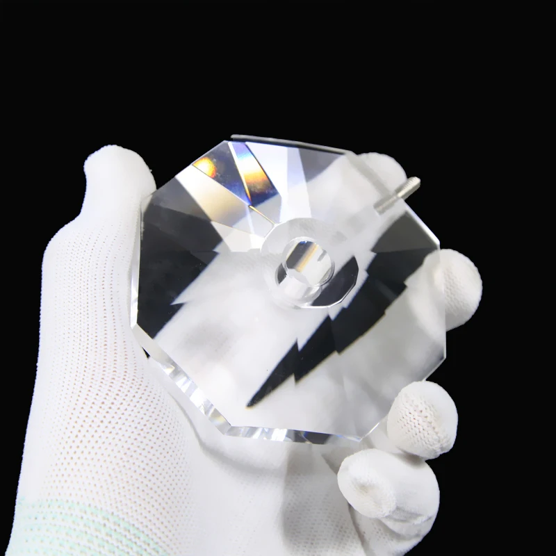 Glass crystal octahedral prism is used for photography to give you amazing effects rainbow prism