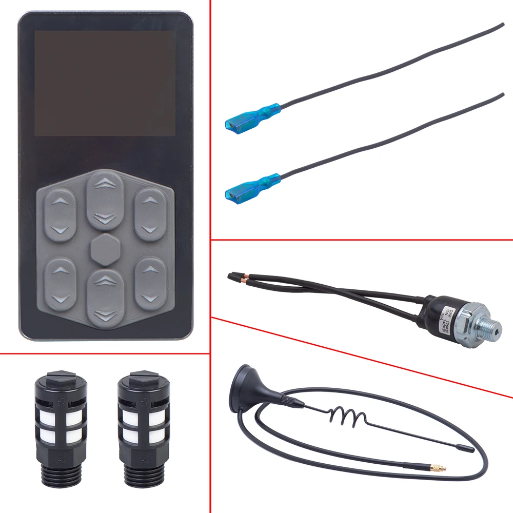 Kit di sospensione pneumatica per unità di controllo 5 memory Edition compatibile con Bluetooth LCD universale Pneumatico/Airlift