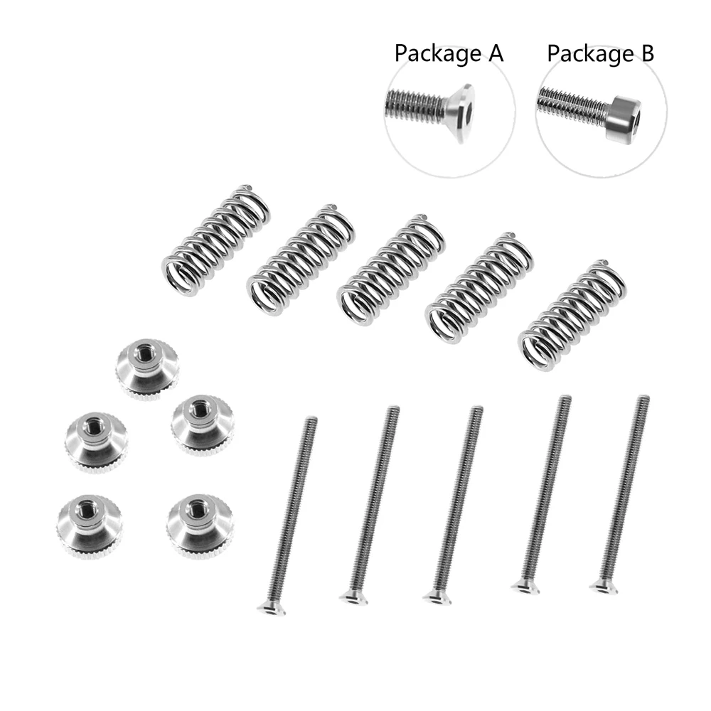 

5Pcs/Lot M3 Leveling Kits Screw Leveling HeatBed Spring Leveling Knob for Ultimaker Hotbed 3D Printer Parts Nuts