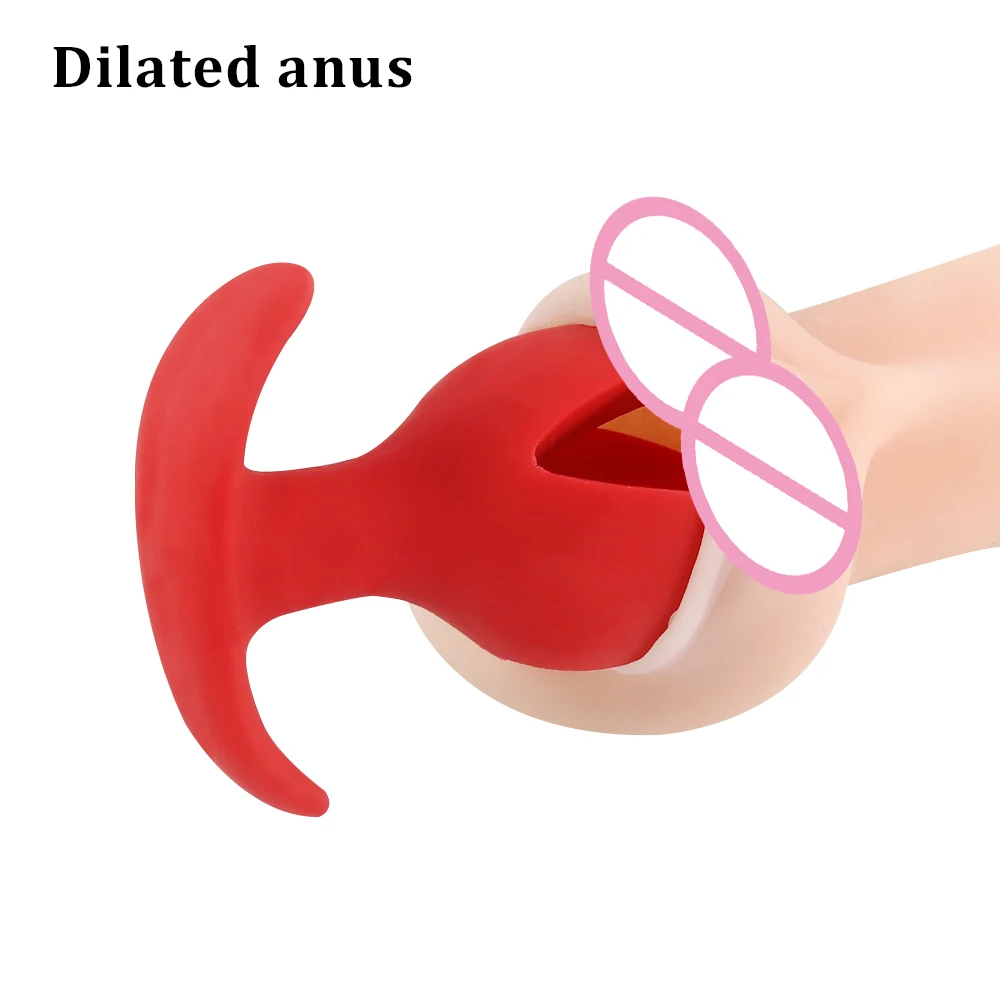 Silicone Flower Anal Plug Anus Dilator Opening Butt Expander Speculum Dildo G-spot Prostate Massager