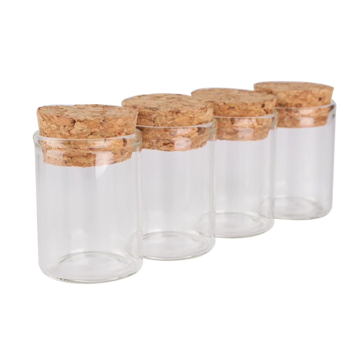 5pcs 15ml 30*40mm Test Tubes Glass bottle with Cork Lids Potion bottles Glass Jars Glass vessels Spice Jars Glass tubes