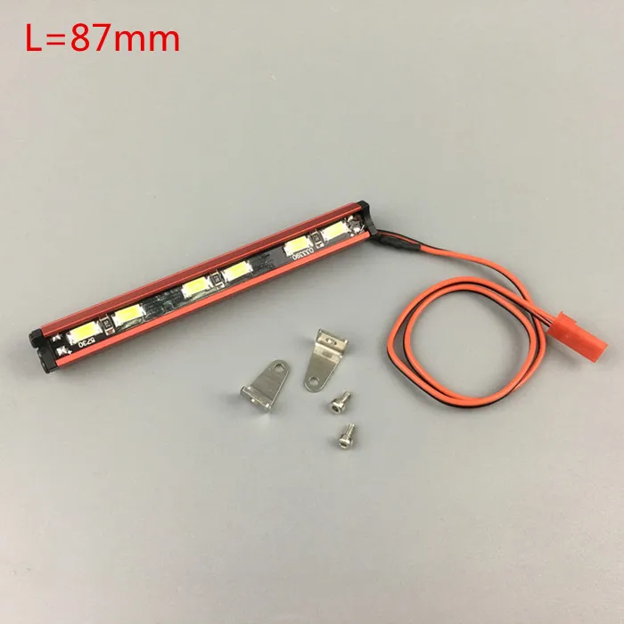 

KYX Racing Metal 6 LED 7.2-12V Light Bar 87mm Roof Lamp for 1/10 RC Crawler Car Axial SCX10 II 90046 Traxxas TRX4 TRX-4